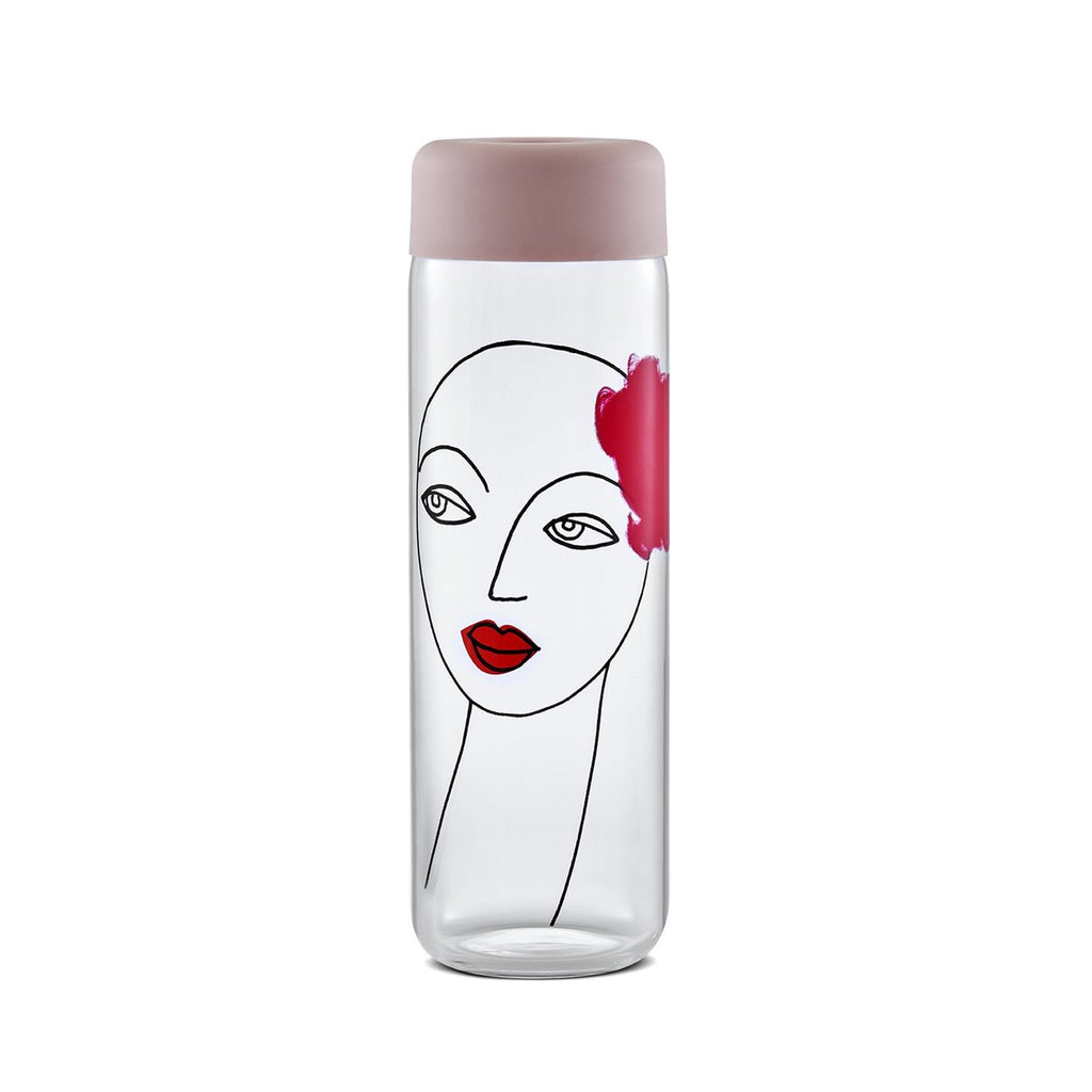 Finesse Rock & Pop Krug mit Deckel (Rosa)