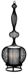 Tischlampe Imperatrice von Forestier Paris in schwarzem Draht