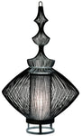 Forestier - Tischlampe Opium aus schwarzem Draht