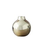 Skultuna runde kleine Vase aus Messing, Gold