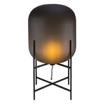Pulpo - Stehlampe Oda Medium, rauchgrau acetato/schwarz