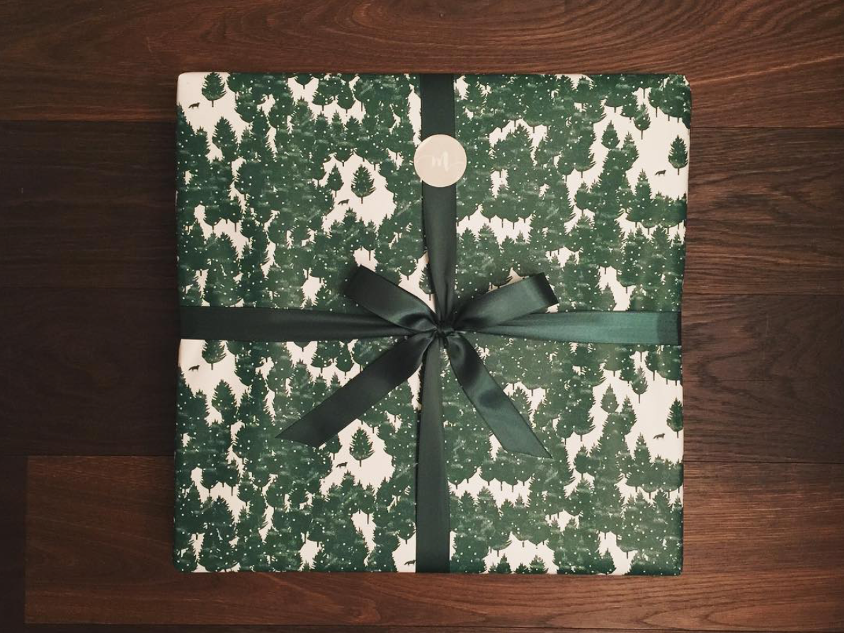 Geschenkverpackung Moodboard Interiors Weihnachtsgeschenk